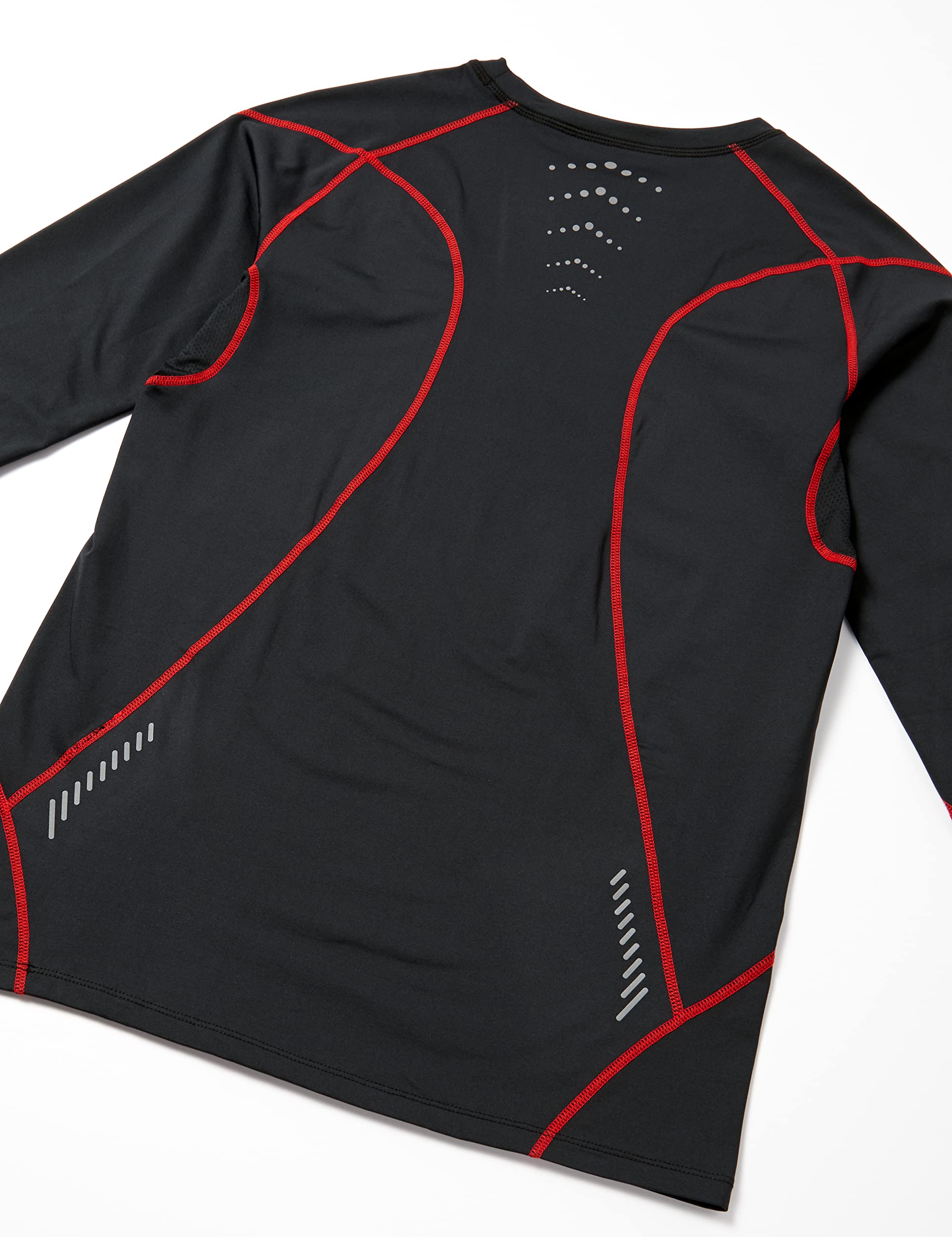 Amazon | [KOMINE] アンダーシャツ 03-124 メンズ Black/Red 5XL